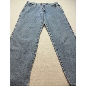 Harley-Davidson Y2K Bootcut Jeans Medium Wash Denim Blue Womens 16R 2002 Vintage